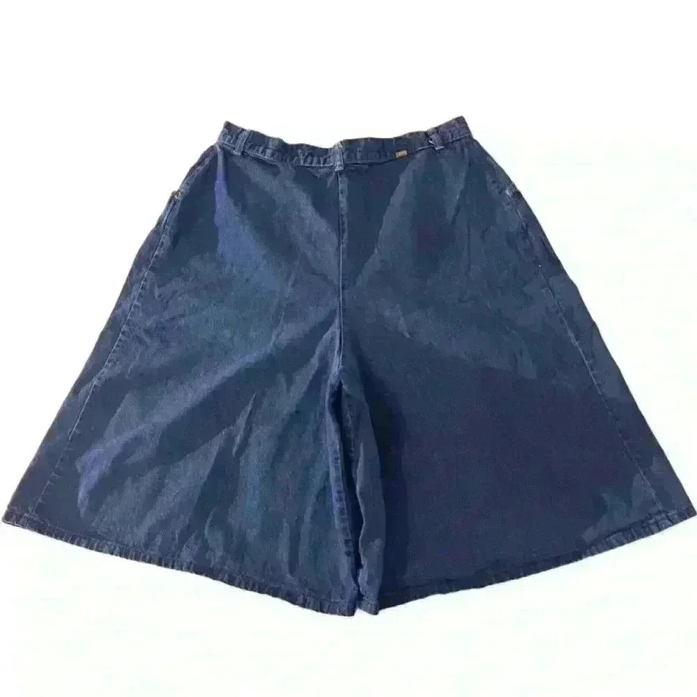Vintage Levi’s Orange Tab Wide Leg Pants Raver Denim Culottes Rare 70s 31” Waist